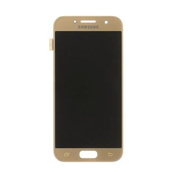 Samsung Galaxy A3 (2017) LCD-scherm - Goud