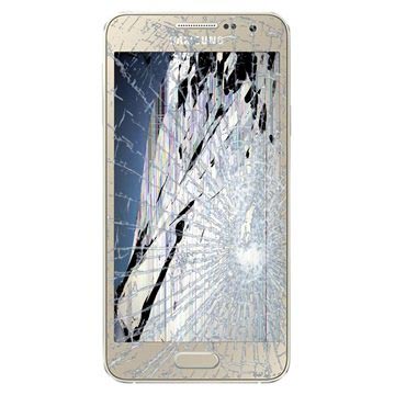 Samsung Galaxy A3 (2015) LCD en touchscreen reparatie (GH97-16747F) - Goud