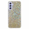 Samsung Galaxy A35 Glitter Flakes TPU Case - Gold