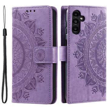 Samsung Galaxy A36 Mandala Series Wallet Case - Paars