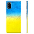 Samsung Galaxy A41 TPU Hoesje Oekraïense Vlag - Two Tone