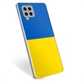 Samsung Galaxy A42 5G TPU Hoesje Oekraïense Vlag - Geel en Lichtblauw