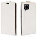 Samsung Galaxy A42 5G Verticale Flip Case met Kaartsleuf - Wit