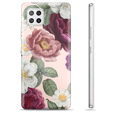 Samsung Galaxy A42 5G TPU Hoesje - Romantische Bloemen