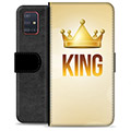 Samsung Galaxy A51 Premium Portemonnee Hoesje - King