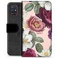 Samsung Galaxy A51 Premium Portemonnee Hoesje - Romantische Bloemen