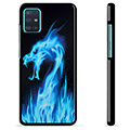 Samsung Galaxy A51 Beschermhoes - Blue Fire Dragon
