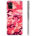 Samsung Galaxy A51 TPU Hoesje - Roze Camouflage