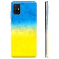 Samsung Galaxy A51 TPU Hoesje Oekraïense Vlag - Two Tone