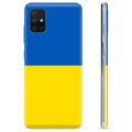 Samsung Galaxy A51 TPU Hoesje Oekraïense Vlag - Geel en Lichtblauw