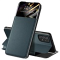 Samsung Galaxy A52 5G, Galaxy A52s Front Smart View Flip Case - Groen