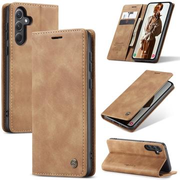Samsung Galaxy A56 Caseme 013 Series Portemonnee Hoesje - Bruin