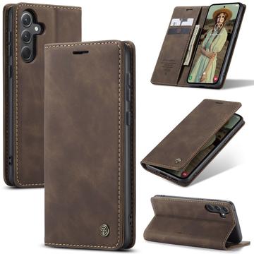 Samsung Galaxy A56 Caseme 013 Series Portemonnee Hoesje - Koffie