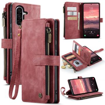 Samsung Galaxy A56 Caseme C30 Multifunctioneel Portemonnee Hoesje - Rood