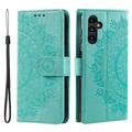 Samsung Galaxy A56 Mandala Series Portemonnee-hoesje - Groen