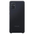 Samsung Galaxy A71 Siliconen Cover EF-PA715TBEGEU - Zwart