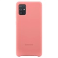 Samsung Galaxy A71 Siliconen Cover EF-PA715TPEGEU - Roze