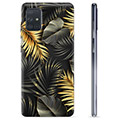 Samsung Galaxy A71 TPU Hoesje - Gouden Bladeren