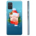 Samsung Galaxy A71 TPU Hoesje - Winter Piggy