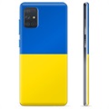 Samsung Galaxy A71 TPU Hoesje Oekraïense Vlag - Geel en Lichtblauw
