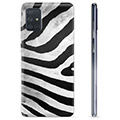 Samsung Galaxy A71 TPU Hoesje - Zebra