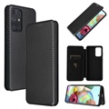 Samsung Galaxy A72 5G/4G Flip Case - Koolstofvezel