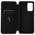 Samsung Galaxy A72 5G/4G Flip Case - Koolstofvezel