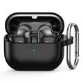 Samsung Galaxy Buds3 Pro siliconen hoesje met karabijnhaak