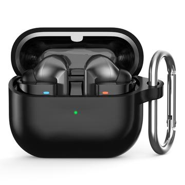 Samsung Galaxy Buds3 Pro siliconen hoesje met karabijnhaak