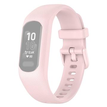 Garmin Vivosmart 5 Vervangende Siliconen Band met Geïntegreerd Frame - Roze