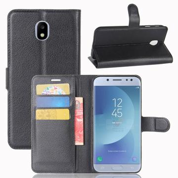 Samsung Galaxy J3 (2017) Portemonnee Hoesje met Magneetsluiting - Zwart