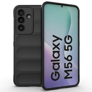 Samsung Galaxy M56 Rugged TPU Hoesje - Zwart