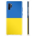 Samsung Galaxy Note10+ TPU Hoesje Oekraïense Vlag - Geel en Lichtblauw