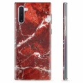 Samsung Galaxy Note10 TPU Case - Rood Marmer
