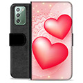 Samsung Galaxy Note20 Premium Portemonnee Hoesje - Liefde