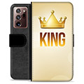 Samsung Galaxy Note20 Ultra Premium Portemonnee Hoesje - King