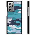 Samsung Galaxy Note20 Ultra Beschermhoes - Blauw Camouflage
