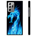 Samsung Galaxy Note20 Ultra Beschermhoes - Blue Fire Dragon