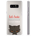 Samsung Galaxy Note8 TPU-hoesje - Angry Cat