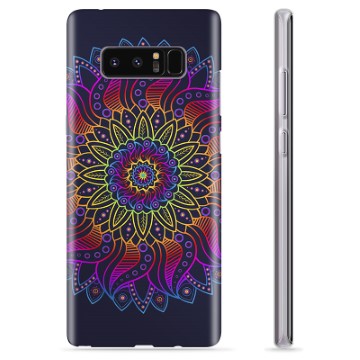 Samsung Galaxy Note8 TPU Case - Kleurrijke Mandala