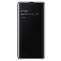 Samsung Galaxy S10+ Clear View Cover EF-ZG975CBEGWW - Zwart