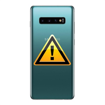 Samsung Galaxy S10+ Batterij Cover Reparatie - Prisma Groen