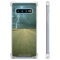 Samsung Galaxy S10+ Hybride Hoesje - Storm