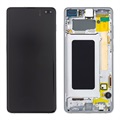 Samsung Galaxy S10+ Front Cover & LCD Display GH82-18849B - Wit