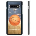 Samsung Galaxy S10+ Beschermhoes - Basketbal