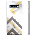 Samsung Galaxy S10+ TPU Hoesje - Abstract Marmer