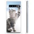 Samsung Galaxy S10+ TPU Hoesje - Kat