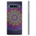 Samsung Galaxy S10+ TPU Case - Kleurrijke Mandala