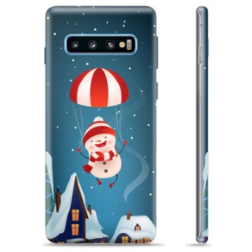 Samsung Galaxy S10+ TPU Hoesje - Sneeuwpop