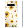 Samsung Galaxy S10+ TPU Hoesje - Zonnebloem